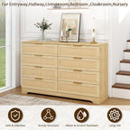 HOPUBUY Living Room Table Sets of 1, Boho Drawer and Large Drawer Nightstand - Image 8