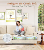 Kidirect 87in U Shaped Couch, Modular Sofa No Tool Assembly, Comfy Sectional - Image 7