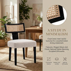 VESCASA Linen Upholstered Dining Chairs - Image 5
