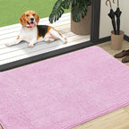 OLANLY Dog Door Mat for Muddy Paws 47x32, Super Absorbent Chenille Mud Mat | by OLANLY
