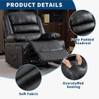 Rocking Recliner Chair for Adults Wide 360° Swivel Rocker Recliner - Image 7