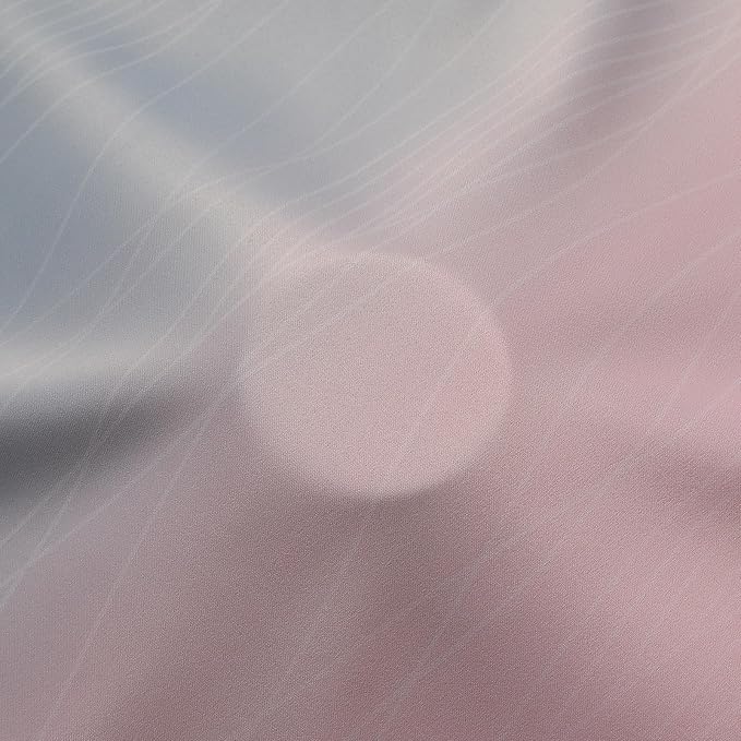 Pink and Gray Ombre Blackout Curtains - Image 8