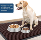 OLANLY 2-Pack Front Door Mats 29.5x17, Waterproof Heavy-Duty Doormats | Brown - Image 6