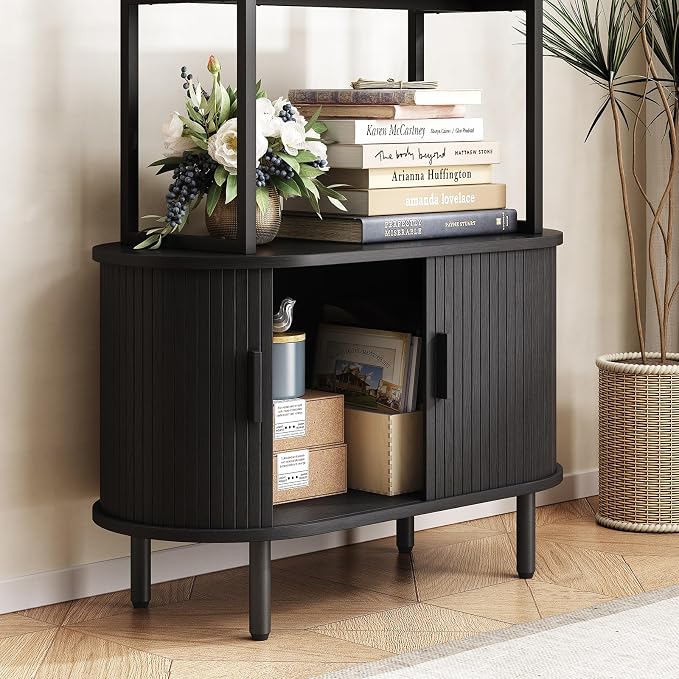 ONBRILL 71" Tall Bookshelf, 4-Tier Book Shelf - Image 6