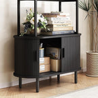 ONBRILL 71" Tall Bookshelf, 4-Tier Book Shelf - Image 6