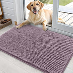 OLANLY Dog Door Mat for Muddy Paws 36x24, Super Absorbent Chenille Mud Mat | by OLANLY