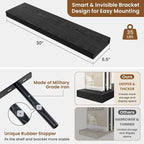 fuqing Floating Shelves for Wall, Wall Mounted Wood Floating Shelf - Image 3