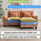 Oprisen 86" Modular Sectional Sofa, Comfy Cloud Couch Sectional Sofa - Image 3