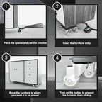 Furniture Dolly Set 5 Wheels Heavy Duty, Furniture Movers - Image 7