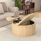 Fsbecl Fluted Lift Top Coffee Table - Image 6