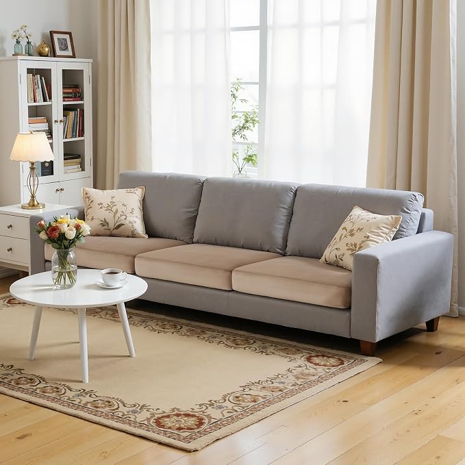 Hokway Velvet Couch Cushion Covers Water Resistant Seat Covers Stretch Sofa by Hokway