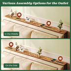 SUPERJARE 78.8 inch Narrow Console Table - Image 5