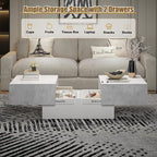 Modern Coffee Table with Storage - Image 5