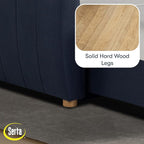 Serta® Galway 66.5" Full-Size Convertible Pop-up Sofa, Dream Coil® Comfort - Image 7