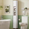TEENFON Bathroom Cabinet, Narrow Bathroom Storage Cabinet by TEENFON