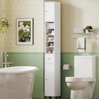 TEENFON Bathroom Cabinet, Narrow Bathroom Storage Cabinet by TEENFON