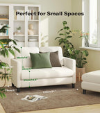 Welzona Loveseat, Comfy Teddy Love Seat - Image 2