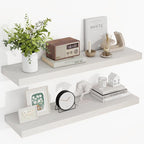 Acovy 36 Inch Floating Shelves, Wooden Shelves by Acovy