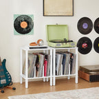 LELELINKY 2-Tier Record Player Stand - Image 2