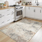 3x5 Area Rug for Entryway, Abstract Carpet for Bathroom Bedroom Tool Room - Image 3