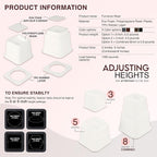 Utopia Bedding Bed Riser, 3 & 5 Inches Adjustable Furniture Risers - Image 5