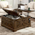 Hlivelood 36" Farmhouse Movable Lift Top Coffee Table by Hlivelood