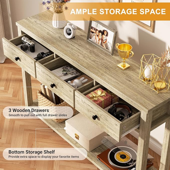 Homieasy Farmhouse Console Table - Image 5