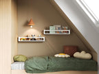 TidyCorner Upgraded Thick Floating Shelves, 24 Inch Solid Wood Bookshelf - Image 5