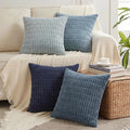 Fancy Homi 4 Packs Decorative Throw Pillow Covers by Fancy+Homi