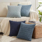 Fancy Homi 4 Packs Decorative Throw Pillow Covers by Fancy+Homi