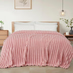 Exclusivo Mezcla Striped King Size Fleece Blanket by ExclusivoMezcla
