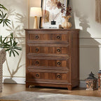 Joaxswe Farmhouse 4 Drawer Dresser - Image 6