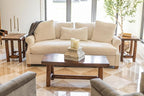 Live Edge Wood Cabin Style Log Pine and Cedar Coffee Table Living Room Decor - Image 3