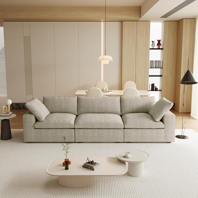 JACH 3-Seater Cloud Modular Sectional Couches, Convertible Couch, Cushion by JACH