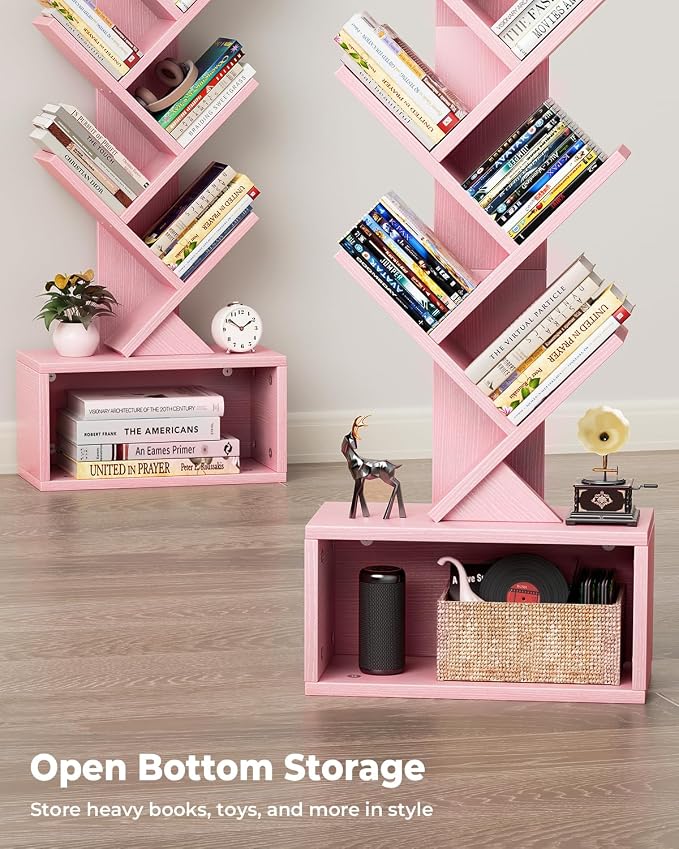 Evermagin 6 Tier Tree Bookshelf - Image 5
