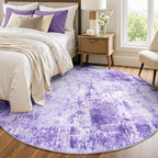 RELEANY Washable Round 6ft Area Rug by RELEANY