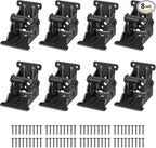 8 Pack Folding Brackets, Self-Lock Hinge by Spiglamm