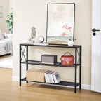 Hoctieon Industrial Console Table, 3 Tier Entryway Table, Hallway Table - Image 7