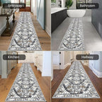 HEBE Hallway Runner Rug 2'8''x14', Washable Non Slip Kitchen Rug Runner | Soft - Image 4