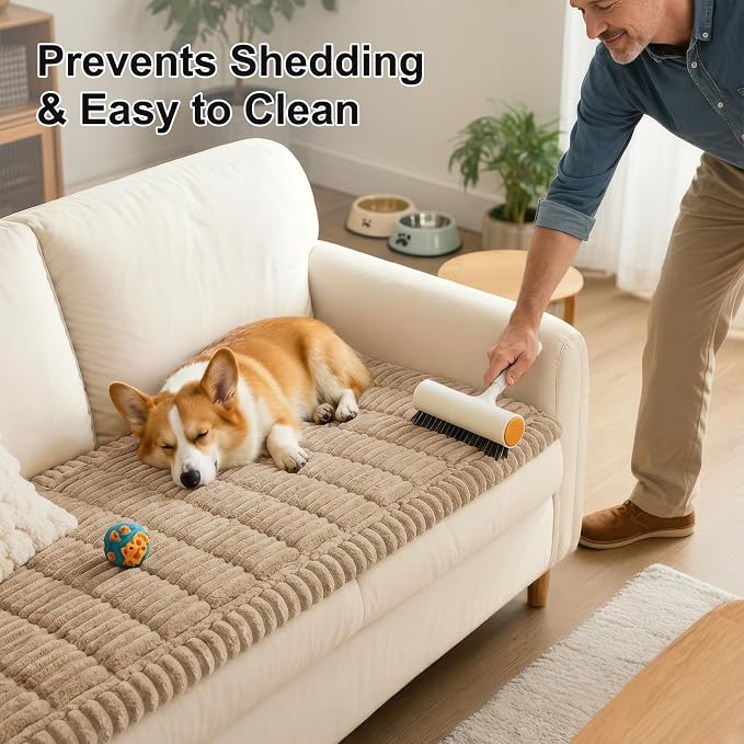 Smiry Couch Cover for Dogs, Non Slip Washable Sofa Protector for Pets | Soft - Image 7