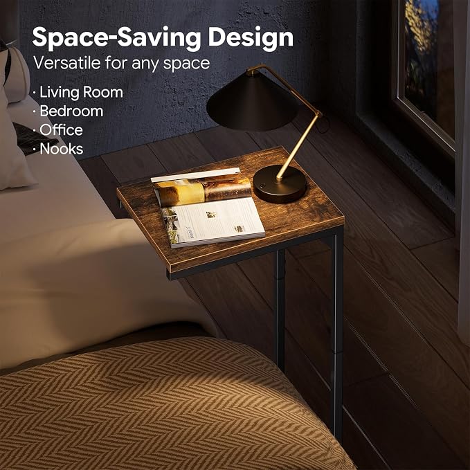 Simple Trending C Shaped End Table, TV Tray - Image 6