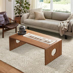 Foldable Japanese Floor Table Low Bamboo Table - Image 7