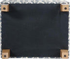 HomePop Home Decor |Upholstered Modern Rectangular Storage Ottoman | Hinged Lid - Image 9