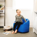 Big Joe Milano Beanbag Chair Kid's Sapphire Smartmax - Image 2