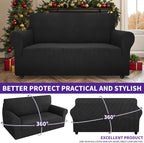 ZNSAYOTX Super Stretch Couch Cover Love Seat Sofa Covers - Image 2