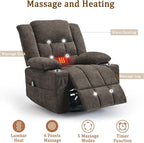 Korser 360° Swivel Rocker Recliner - Image 4
