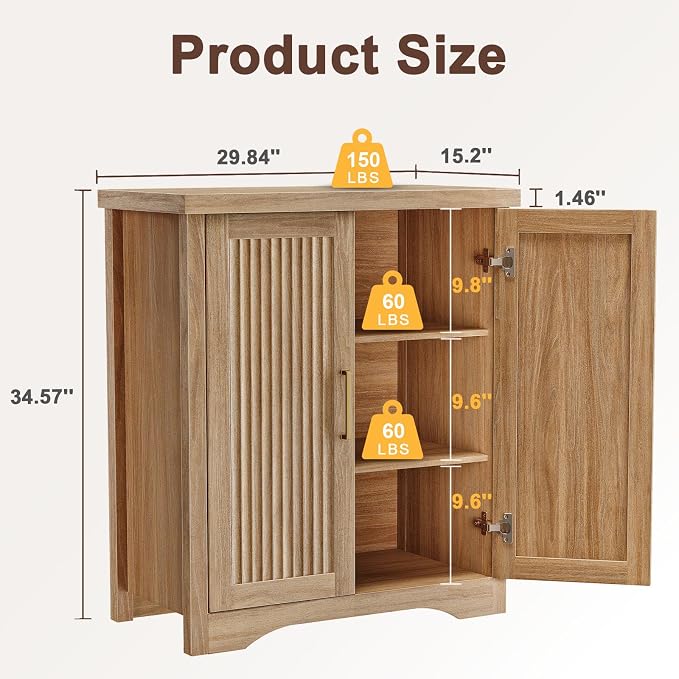 Memobarco Fluted Buffet Cabinet - Image 2