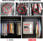 Closet Organizers and Storage, 2 Pack Pants-Hanger-Space-Saving, Velvet Clothes - Image 4