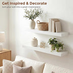 fuqing White Floating Shelves | 24 Inch Wood Floating Shelves - Image 6