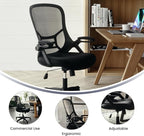 Flash Furniture Porter High Back Black Mesh Ergonomic Swivel Office Chair - Image 5